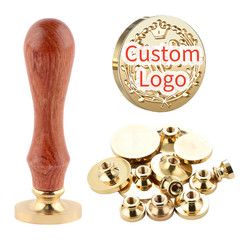 Custom Wax Seal Stamp Head,Personalized Logo Design Sealing Wax Stamp,12-40mm