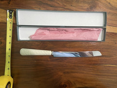 Vintage Lenox Cake Knife Wedding Promises Collection Floral Design Original Box