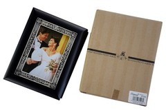 Elegance Black Satin Finish Wedding Photo Album Frame for 100 (4″x6″) Images NEW