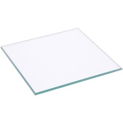 Plymor 3.5″ Square, 3mm Thick Non-Beveled Clear Glass