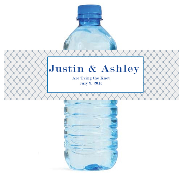100 Tying The Knot Wedding Water Bottle Labels Engagement Bridal 8″x2″ Nautical