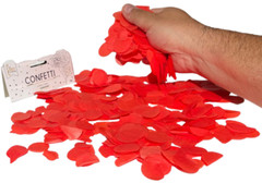 RED CONFETTI DOTS Tissue Paper Circles Party Decor Magic Trick Cannon Snowstorm