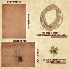 Vintage Stationary Paper and Envelopes Set, Writing Stationery