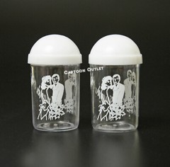 12 MINI SALT & PEPPER SHAKERS WEDDING Party FAVORS WHITE Recuerdos De Boda