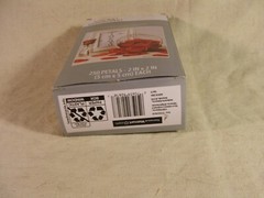 250 Count Red Fabric Décor Petals 2 in by 2 in