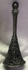 Vintage Posy Tussie Mussie Wedding Bouquet Flower Holder Victorian Gothic-Pewter