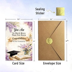 Christian Graduation Card for Her, Religious Graduation Card, Inspirational C…