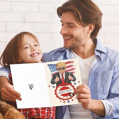 FANCYLUCKY Funny Father’s Day Card for Dad, Humor Fathers Day Gift from So