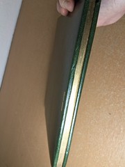 Leather Guest Book Green W/ Gold Gild