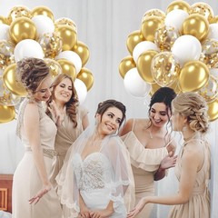 Premium Confetti Latex Balloons Arch Kit for Wedding Birthday Party Decor