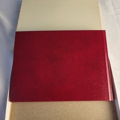 C.R. Gibson 9×7″ Guest Book Burgundy In Box