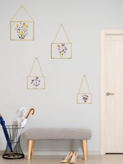 REDHUGO Hanging Pressed Flower Frame Handmade, Double Glass Picture Frame Flo…