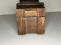 Mr And Mrs Wine Gift Box Wooden Rustic Wedding Favors 13 Inch X 3.5 Inch