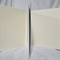 Vintage HALLMARK Stories Embossed Keepsake Wedding Photo Album Binder Ivory
