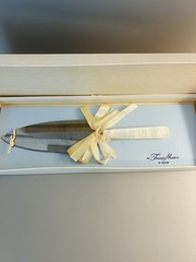 Vintage Treasure Masters Stainless Steel Serrated Cake Knife Made In Boston