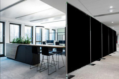 QUICK BACKDROP KIT 10 FT TALL x 10 FT – 50 FT WIDE PIPE WITH DRAPE(BLACK DRAPES)
