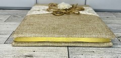 David Tutera Burlap and Lace Wedding Guest Book Special Event Occasions 60 Pages