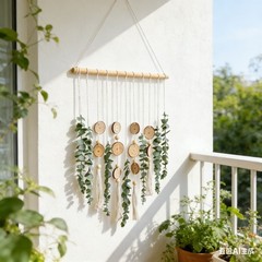 Artificial Plant Fake Eucalyptus Wall Hanging Flower Wedding Garden Home Decor