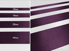 Aubergine 10mm 16mm 25mm 40mm Satin Ribbon For Scrapbooking Wrap Decorations