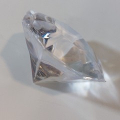 Clear Acrylic Diamond Gems Table Scatter Vase Filler Bulk Wedding Decor 2.5 lbs