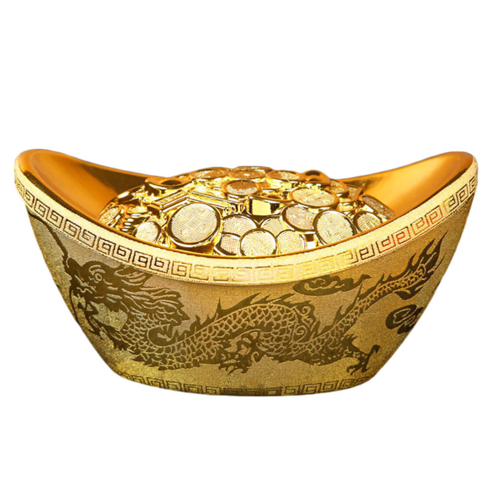 Ingot Gift Box Child Kids Toy Wealth Decorative Figurine Wedding Crafts Ornament