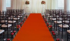 30 ft Satin Aisle Runner 60″ wide 100% Seamless Fabric Wedding 20 Colors