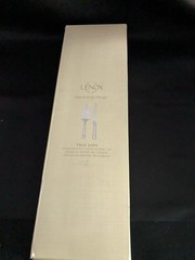Silver-plated Dessert Set Lenox True Love 2 Piece. Original box.