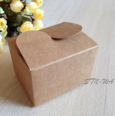 200x Kraft Gift Boxes Birthday Party Wedding Favour Bomboniere Boxes 7.5x6x5cm