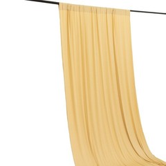 5 ft x 10 ft CHAMPAGNE 4-Way Stretch Spandex Divider Backdrop Curtain Wedding