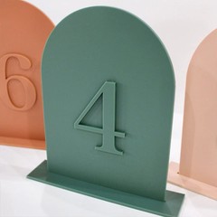 Arch Wedding Table Number 3D Letter Event Table Sign Wedding Party Table Decor