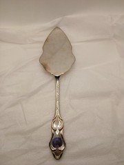 International Silver Company Gold Tone Cake Server & Knife Set Wedding