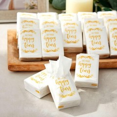 Ideal 60-Pack Travel Size Tissues – Fragrance-Free for Wedding Guests & Events