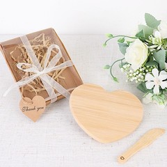 36 Cheese Natural Board Sets with Gift Box WEDDING PARTY FAVORS Supplies SALE