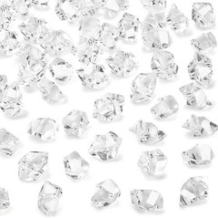 150PCS Acrylic Fake Ice Diamonds for Elegant Table Displays & Centerpieces