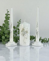 Magik Life Unity Candle Set – 6 Two 10 Taper Burning Unity For Marriage In Usa
