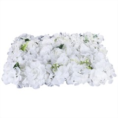 12pcs Artificial Flower Wall Panels Floral Decor Prop Wedding Party Venue Decor