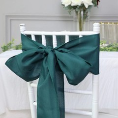 75 Polyester CHAIR SASHES Bows Ties Wedding Party Reception Decorations SALE