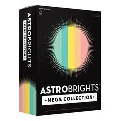 Astrobrights Mega Collection, Colored Cardstock, 8.5 x 11 inches, Multicolor