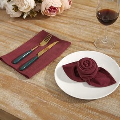 Rustic Natural Washable Cotton Linen Napkin Set, Soft Comfortable and Reusabl…