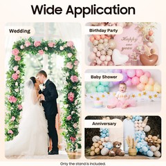 2×1.5M Wedding Arch Rectangular Party Arch Detachable Decorative Frame Reusable