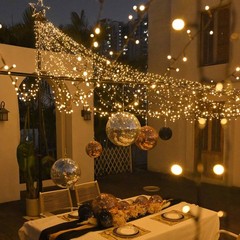 Yescom 8PCS Disco Ball 7″/12″/16″/20″/24″ for 70s 80s Party Events Wedding Decor