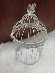 Bird Cage Wishing Well Alternative For Wedding Money Gift Round Metal Birdcage