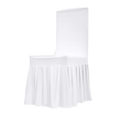 Dining Chair Covers Slipcover With Skirt, Dining Seat Protector For Home & Hotel
