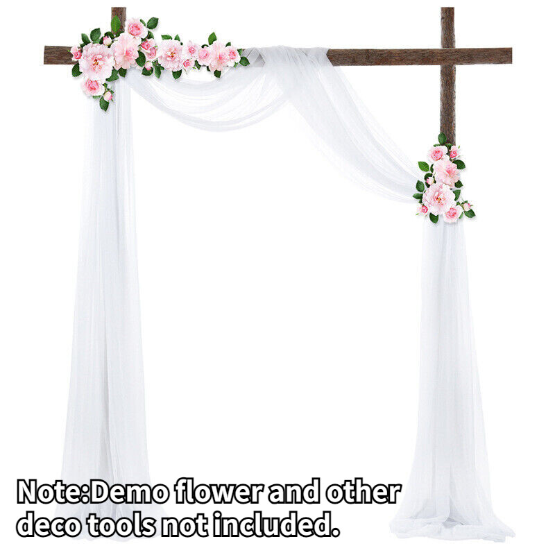 Backdrop Draping Curtain New Arch Party Wedding 13/20/32.8ft Decor 4/6/10M Tulle