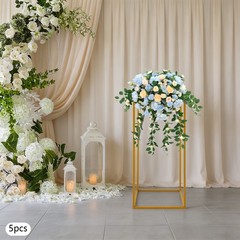 5Pcs Metal Flower Stands Wedding Flower Stand Rectangular Flower Display Rack