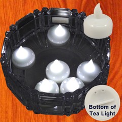 12X Waterproof LED Floating Tealight Flameless Candle Wedding Party WHITE FREESH