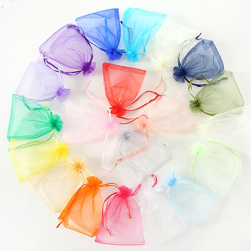 Mini 100 PC 2.7*3.6 inch Package Mix Colors Wedding Candy Packing Bag