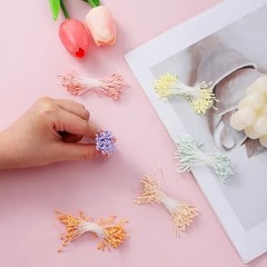 1100 Pcs Flower Stamens for Crafts – Double Headed Artificial Flower Stamens