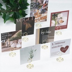 Versatile 20pcs Gold Table Number Holders for Elegant Events & Celebrations