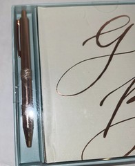 1 Count Punch Studio Guest Book 100 Lined Pages. New In Box W/Gold Pen